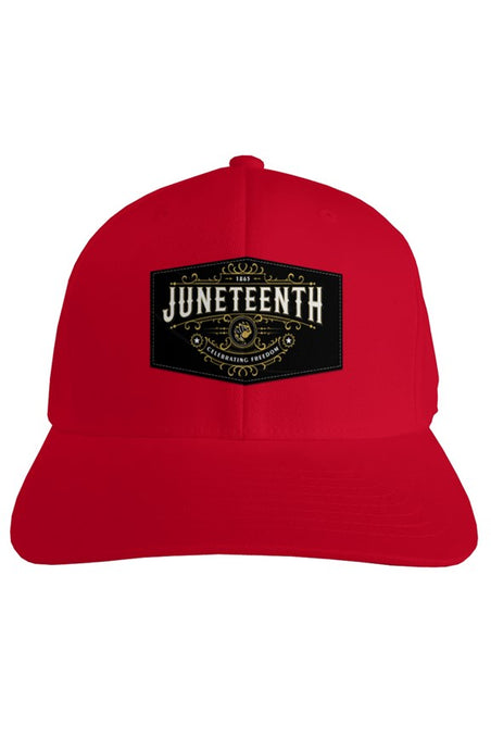 fitted red Juneteenth 