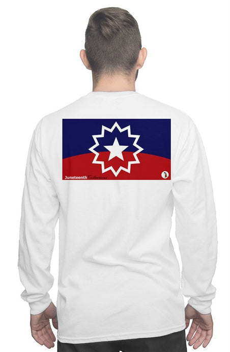 gildan long sleeve tee flag